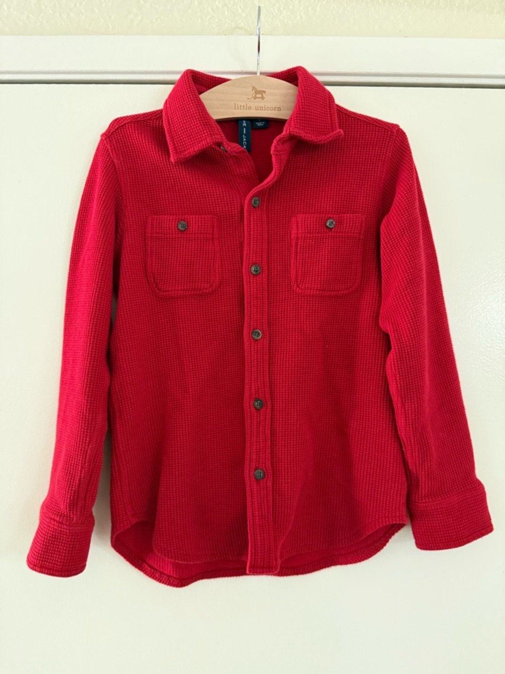 Janie and Jack Red Button Up shirt